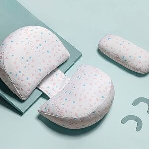 Maternity Pregnancy Pillow Detachable in Pink Blue